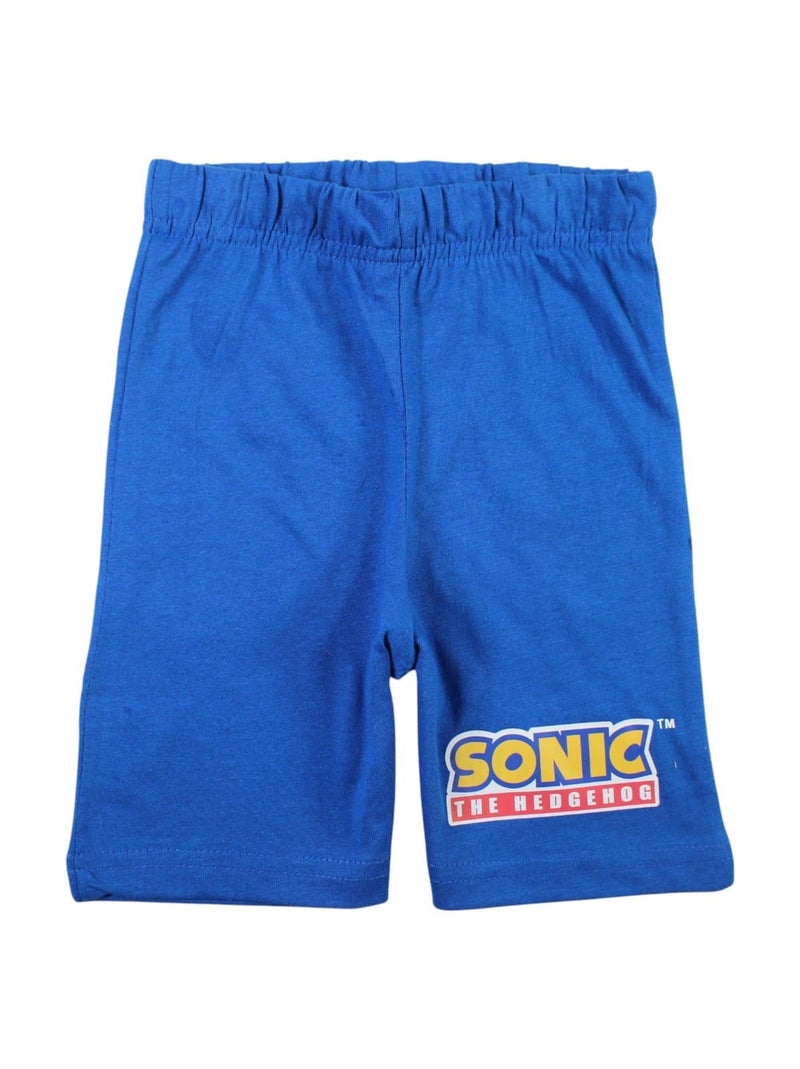 Sonic - Ensemble T-shirt et Short Sonic Bleu - Kiabi