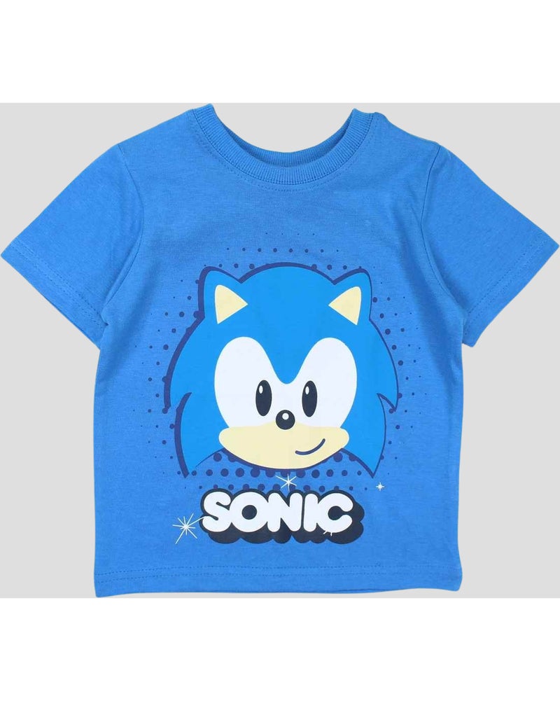Sonic - Ensemble T-shirt et Short Sonic Bleu marine - Kiabi
