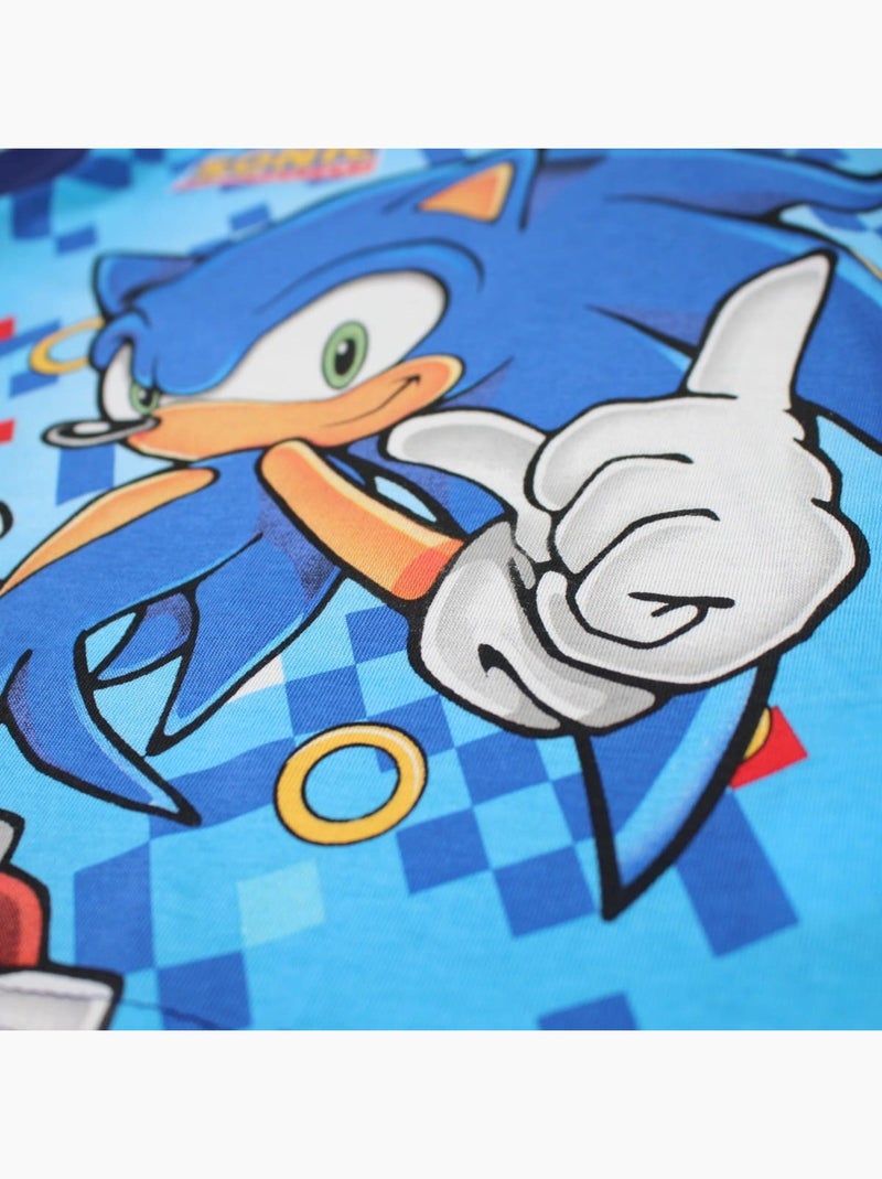 Sonic - Ensemble T-shirt et Short Sonic Bleu marine - Kiabi