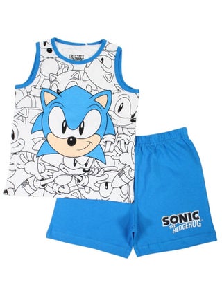 Sonic - Ensemble ​​T-shirt short Imprimé Sonic