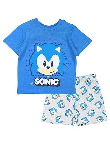Sonic - Ensemble ​​T-shirt short Imprimé Sonic
