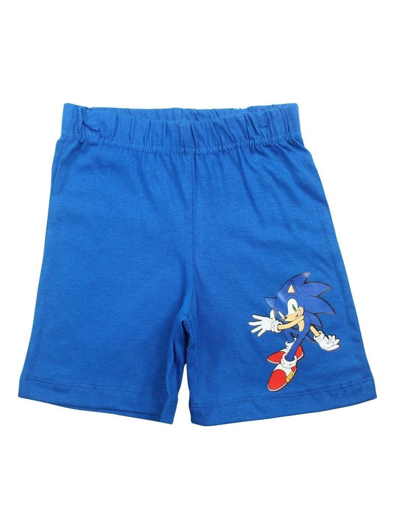 Sonic - Ensemble ​​T-shirt short Imprimé Sonic Bleu marine - Kiabi