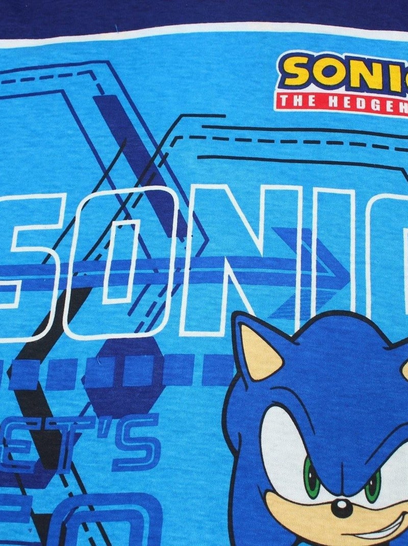 Sonic - Ensemble ​​T-shirt short Imprimé Sonic Bleu marine - Kiabi