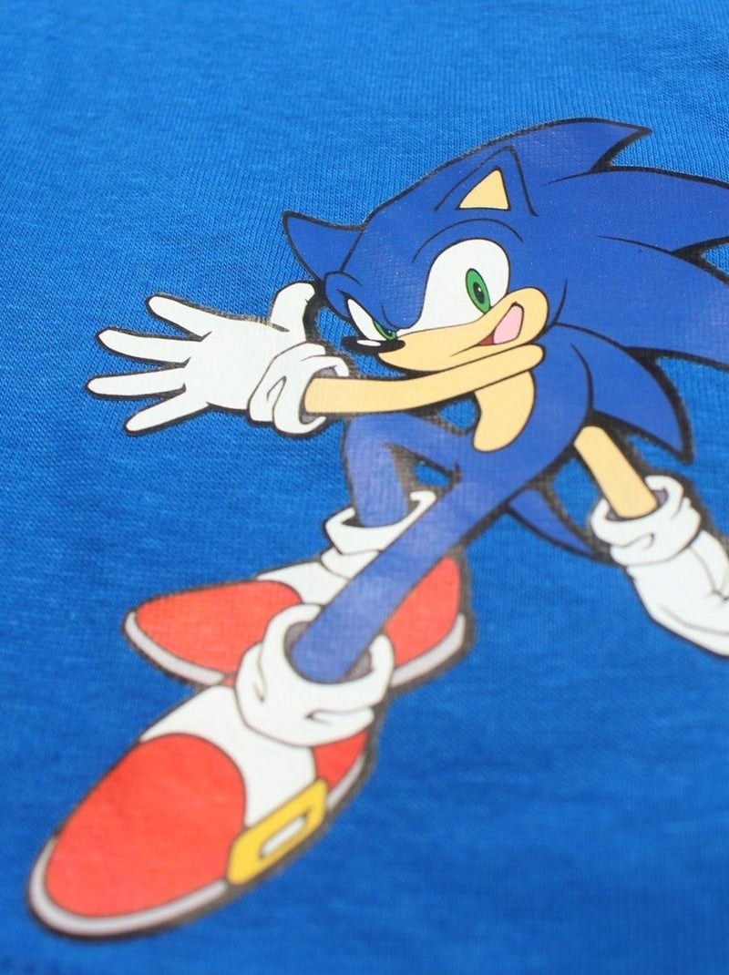 Sonic - Ensemble ​​T-shirt short Imprimé Sonic Bleu marine - Kiabi