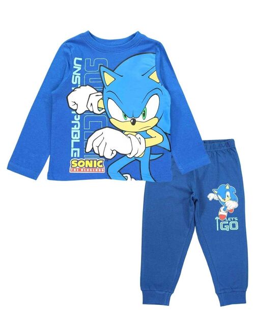 Sonic - Pyjama garçon imprimé Sonic en coton - Kiabi