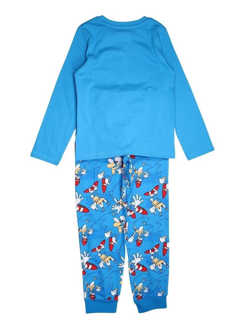 Sonic - Pyjama imprimé Sonic en coton Bleu - Kiabi
