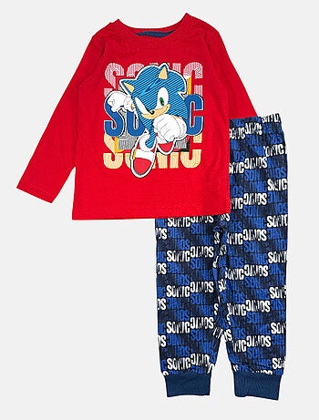 Sonic - Pyjama imprimé Sonic en coton