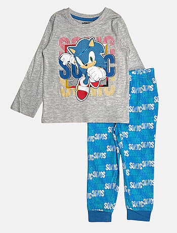 Sonic - Pyjama imprimé Sonic en coton