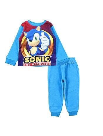 Sonic - Pyjama polaire garçon à imprimé