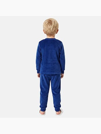 Sonic - pyjama polaire imprimé manches longues, col rond