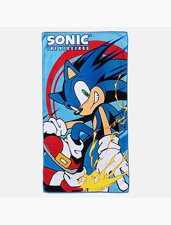 Sonic - Serviette de plage décor et personnage