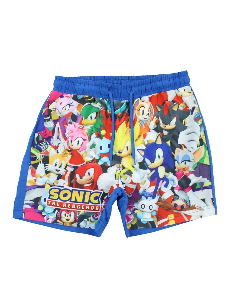 Sonic - Short de bain sonic. Bleu marine - Kiabi