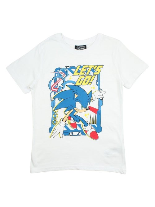 Sonic - T-shirt imprimé Sonic en coton - Kiabi