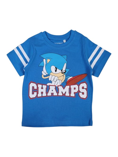 Sonic - T-shirt imprimé Sonic en coton - Kiabi