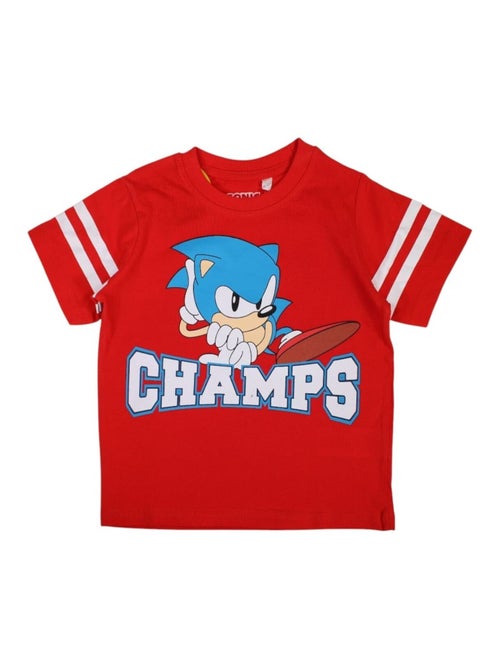 Sonic - T-shirt imprimé Sonic en coton - Kiabi