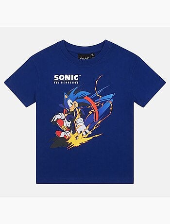 Sonic - T-shirt manches courtes garçon avec personnage