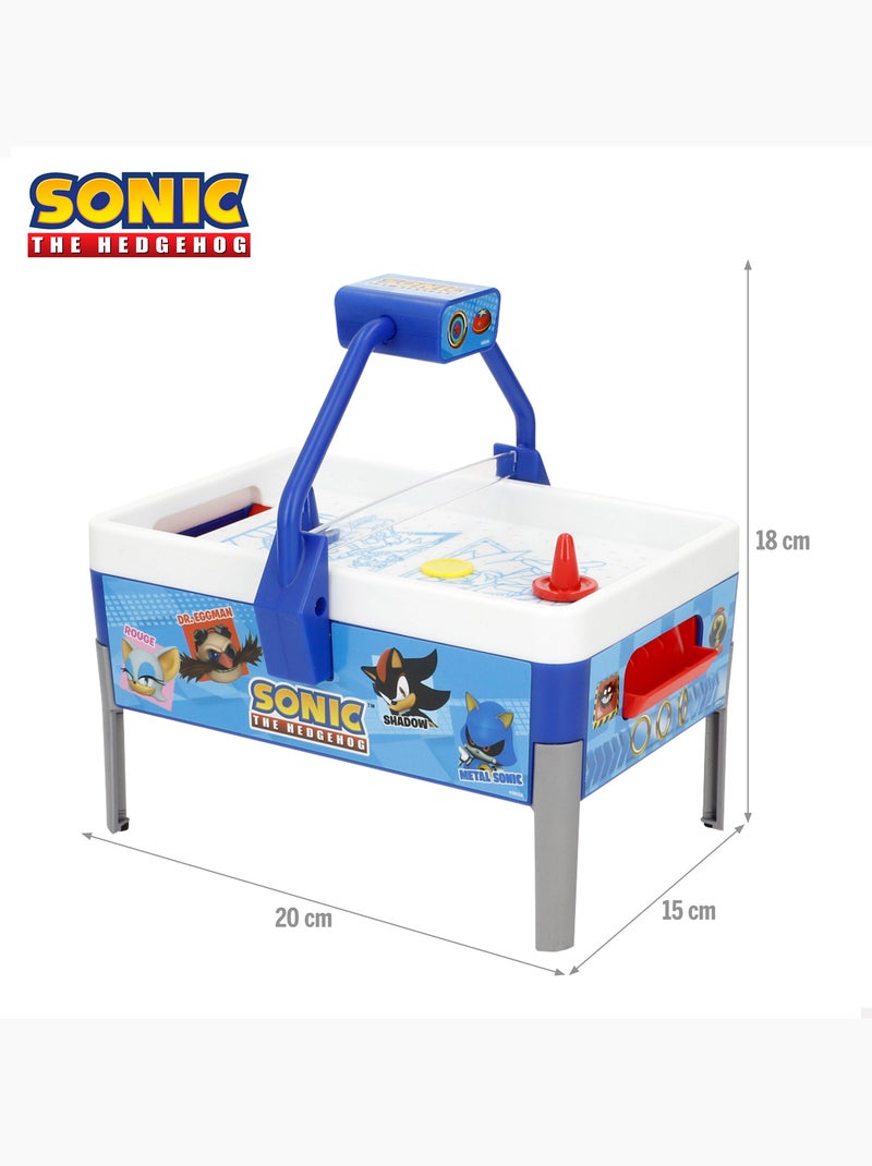 Sonic mini table de hockey sur air borne d'arcade 15x20x18 cm N/A - Kiabi
