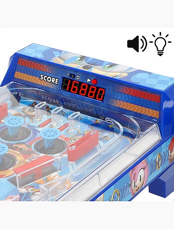 Sonic table d'arcade pinball avec lumière et son