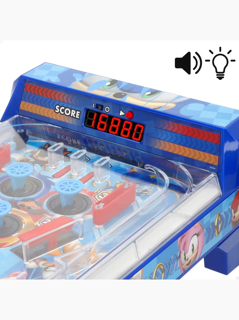 Sonic table d'arcade pinball avec lumière et son N/A - Kiabi
