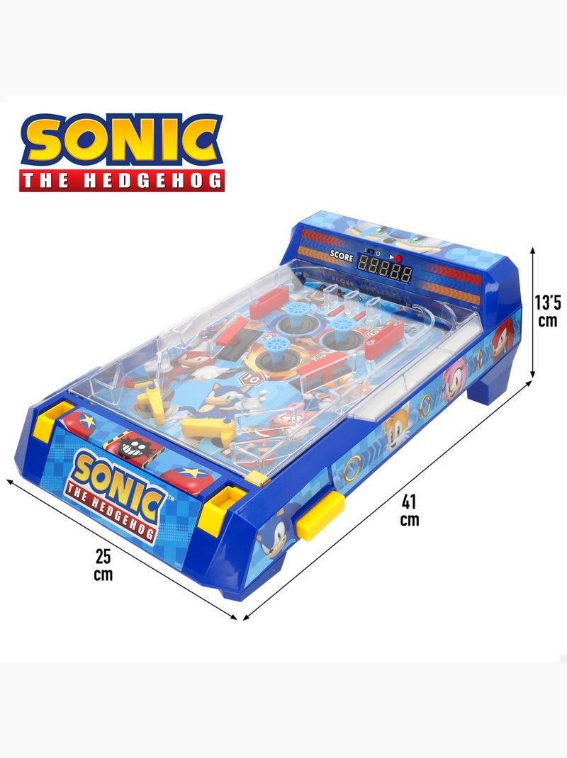 Sonic table d'arcade pinball avec lumière et son N/A - Kiabi