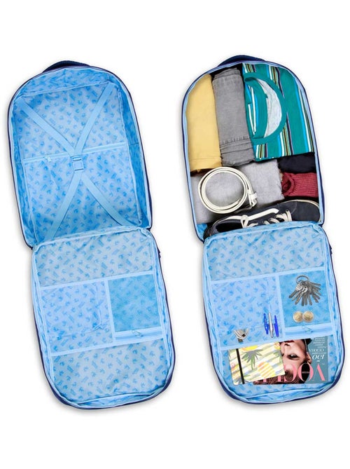 Sonic The Hedgehog Action Sac à dos Mercury Voyage Cabine Avion 40x20x25cm, Bleu - Kiabi