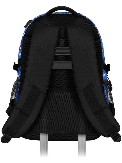 Sonic The Hedgehog Action Sac à dos Running PLUS, Bleu - Kiabi