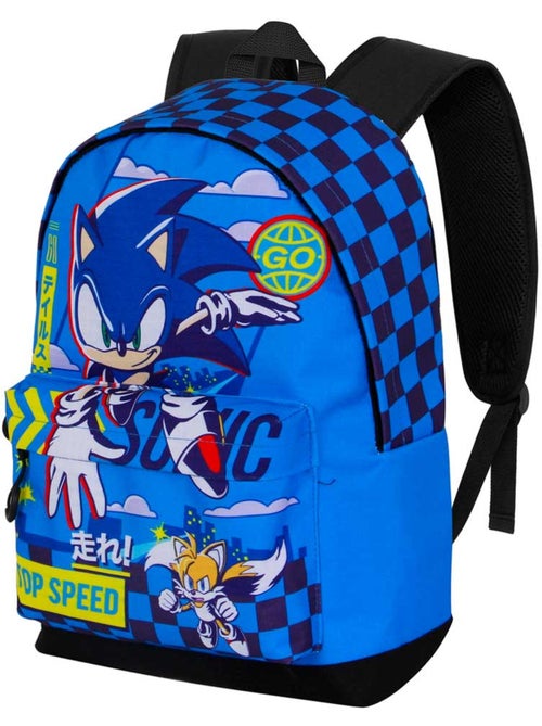 Sonic The Hedgehog Go Sac à dos HS FAN 3.0, Bleu - Kiabi