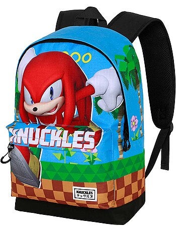 Sonic The Hedgehog Knuckles Run Sac à dos HS FAN 2.2, Multicolore