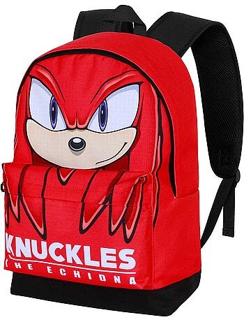 Sonic The Hedgehog Knuckles Sight Sac à dos HS FAN 2.2, Rouge