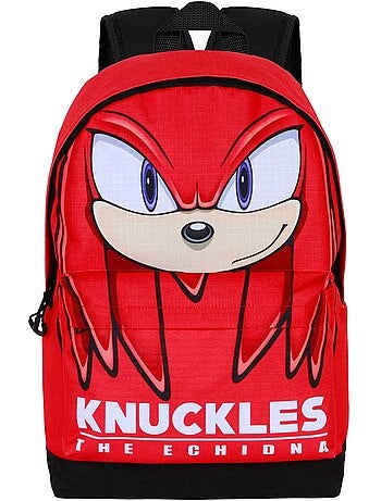 Sonic The Hedgehog Knuckles Sight Sac à dos HS FAN 2.2, Rouge