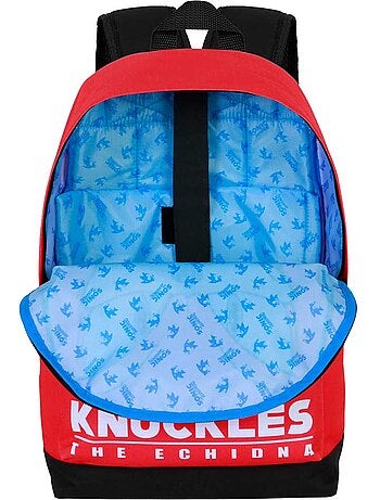 Sonic The Hedgehog Knuckles Sight Sac à dos HS FAN 2.2, Rouge