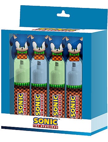 Sonic The Hedgehog Mix Pack de 4 Surligneurs, Multicolore