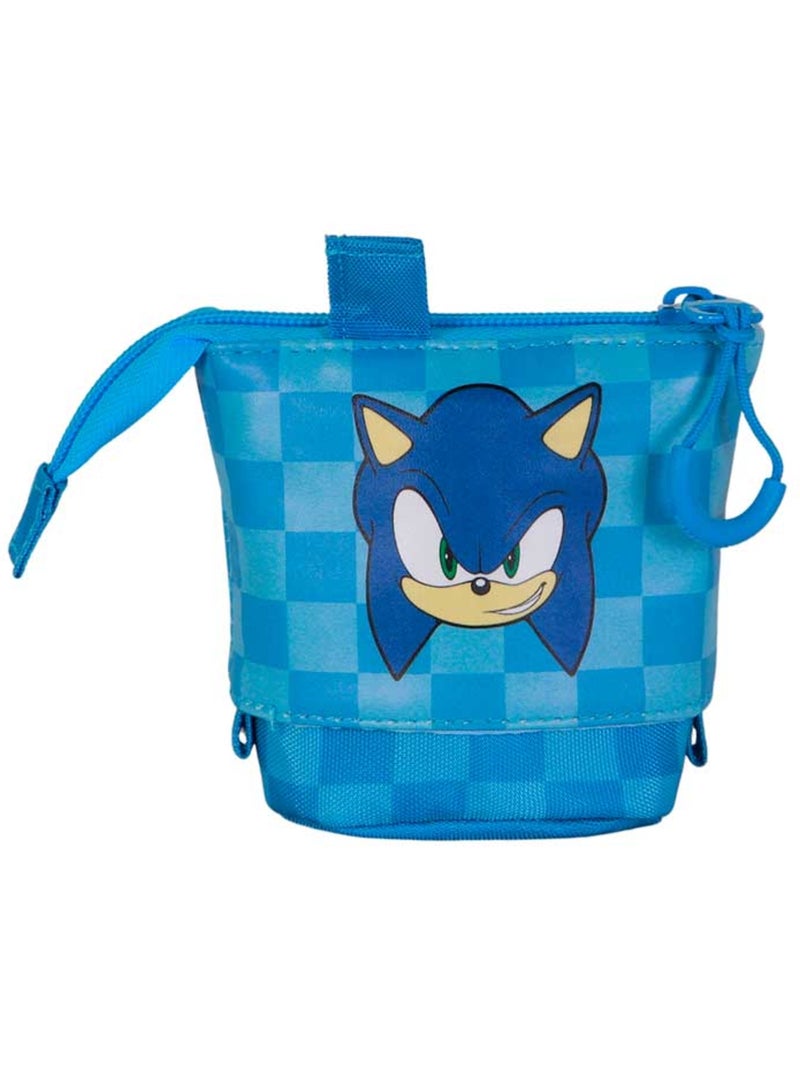 Sonic The Hedgehog Sight Trousse Cute + 2 Stylos Gel Effaçables, Bleu Bleu - Kiabi