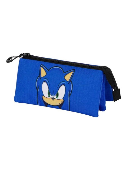 Sonic The Hedgehog Sight Trousse Triple, Bleu - Kiabi