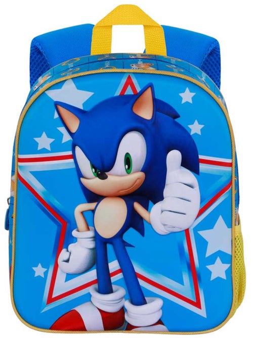 Sonic The Hedgehog Star Sac à Dos 3D Elite, Bleu - Kiabi Sonic The Hedgehog Star Sac à Dos 3D Elite, Bleu - Kiabi