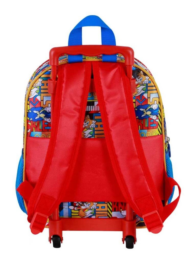 Sonic The Hedgehog Unstoppable Sac à dos 3D à Roulettes Petit, Bleu Bleu - Kiabi