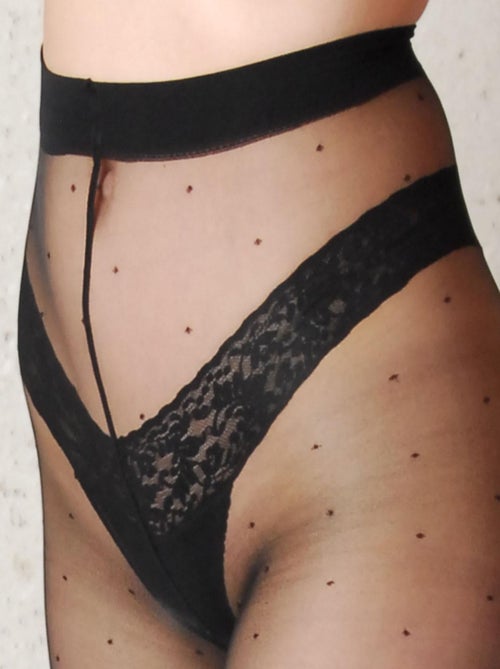 Sophia 20den Collants avec Petit Pois - Kiabi