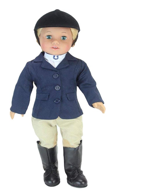 Sophia's - 18" Poupee - Classic Riding Boots & Riding Cashet - Kiabi