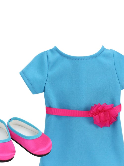 Sophia's par Teamson Kids 18 "All Vinyl Auburn Hair Poupee" Hailey "avec des yeux bleus - Kiabi