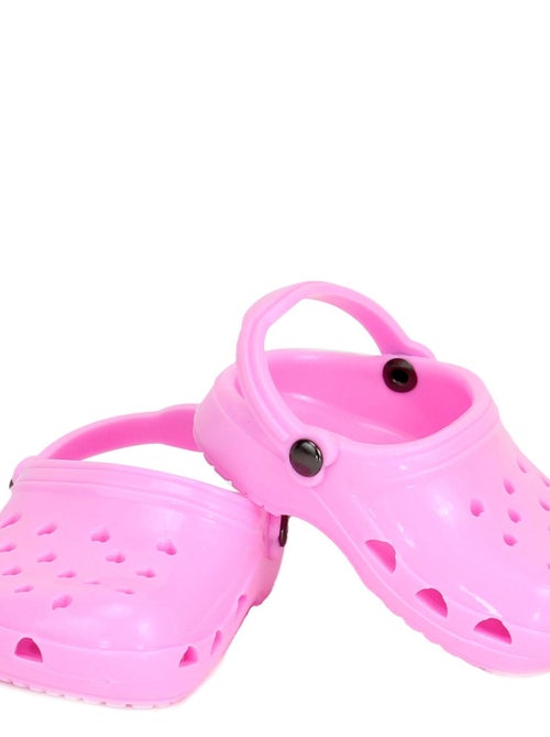 Sophia’s par Teamson Kids sabots sandales pour 18 "poupées, rose clair - Kiabi