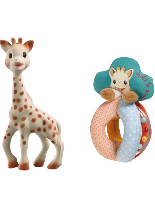 Sophie la girafe - Coffret cadeau 2 hochets - Kiabi