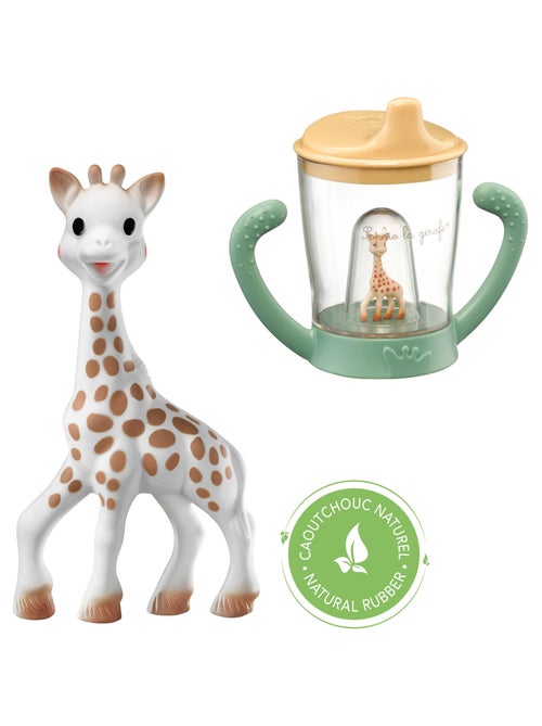 Sophie la girafe - Coffret Sophie la girafe et tasse anti-fuite - Kiabi