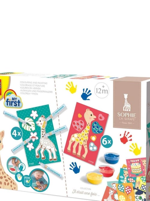Sophie la girafe : Collection il était une fois : Coloriage et peinture - Kiabi