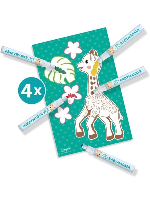 Sophie la girafe : Collection il était une fois : Coloriage et peinture - Kiabi
