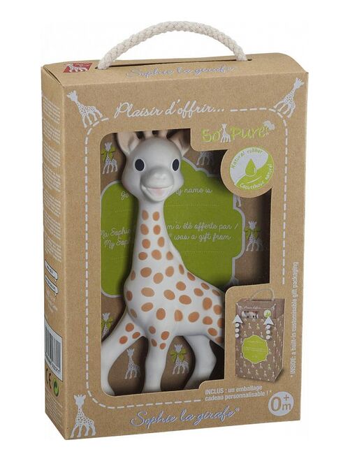 Sucette caoutchouc 0-6 mois Sophie la girafe So'Pure - Sophie la girafe