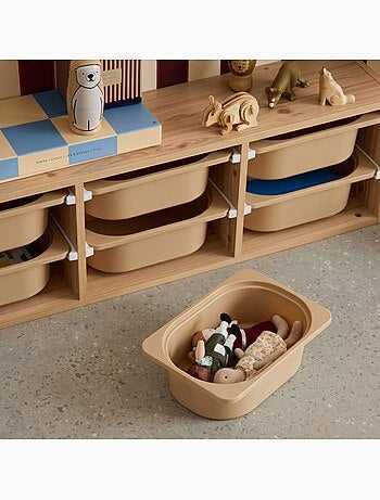 Sora - meuble de rangement pour enfant 6 bacs de rangement sora