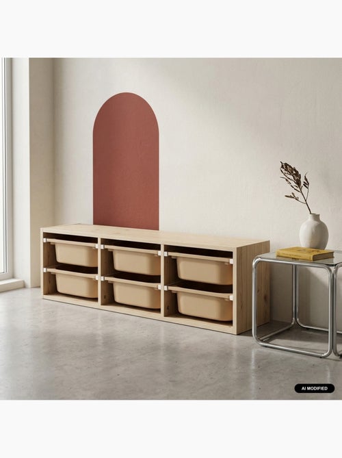 Sora - meuble de rangement pour enfant 6 bacs de rangement sora - Kiabi