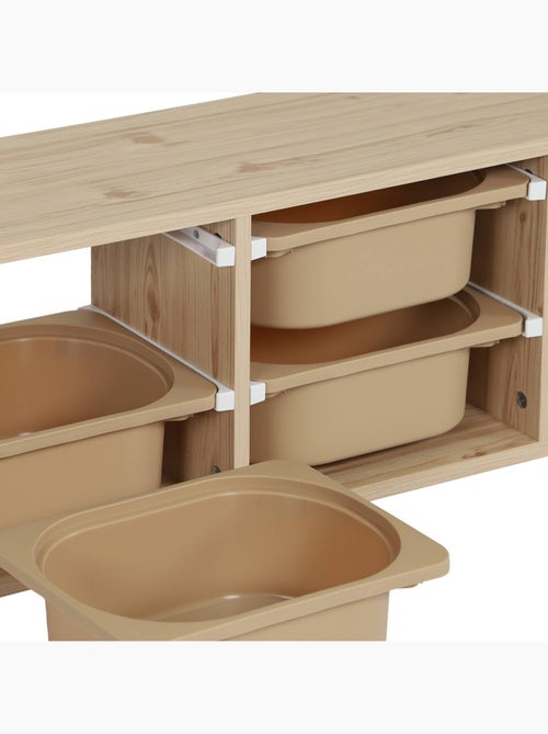 Sora - meuble de rangement pour enfant 6 bacs de rangement sora - Kiabi