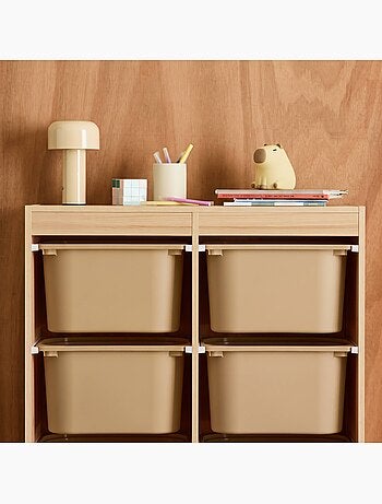 Sora - meuble de rangement pour enfant 6 bacs de rangement sora