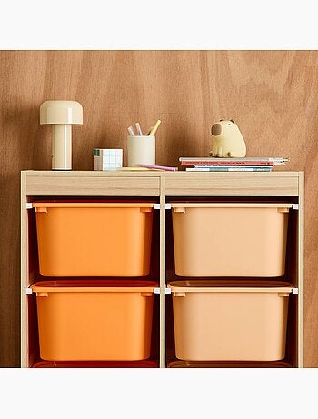 Sora - Meuble de rangement pour enfant 6 bacs de rangement Sora